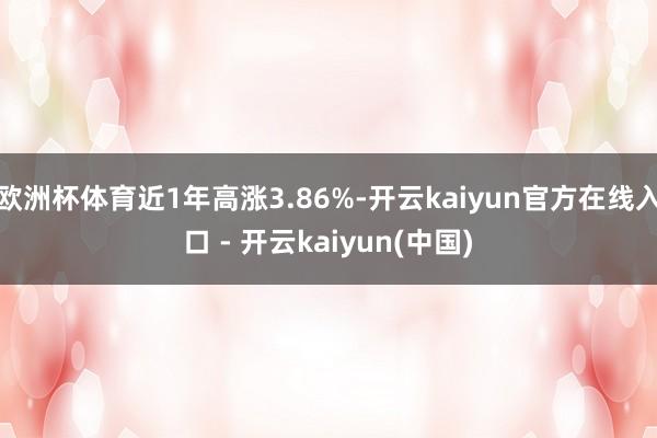 欧洲杯体育近1年高涨3.86%-开云kaiyun官方在线入口