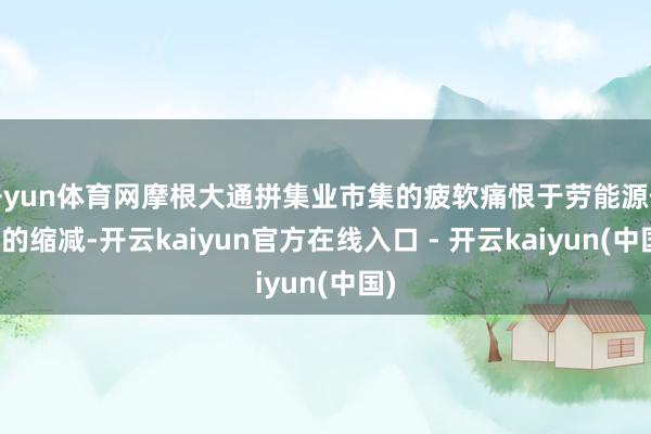 开yun体育网摩根大通拼集业市集的疲软痛恨于劳能源供应的缩减-开云kaiyun官方在线入口 - 开云kaiyun(中国)