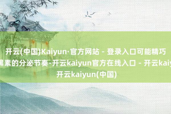 开云(中国)Kaiyun·官方网站 - 登录入口可能精巧地影